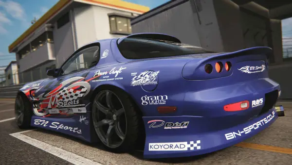 Early D1SL-ish livery for the DWG Mazda RX-7 FD3S BN 