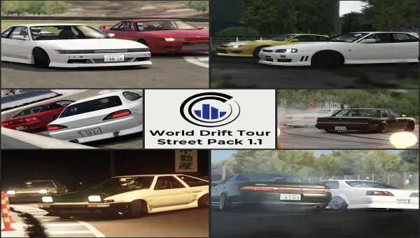 World Drift Tour Street Car Pack