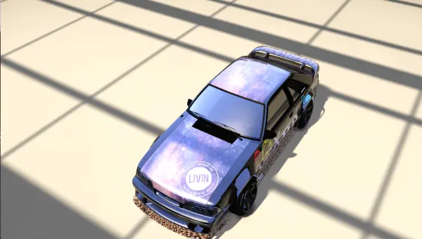 Big Duck Club X Timeless Drifting FoxBody Skin