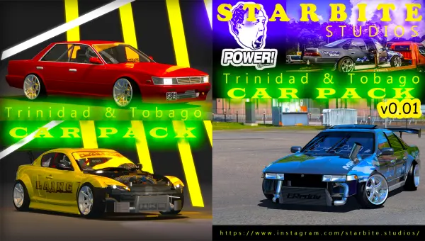 Starbite Studios - Trinidad and Tobago Car Pack (v0.01)