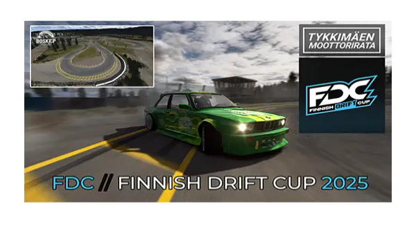 Tykkimäen Moottorirata FDC 2025 Layout