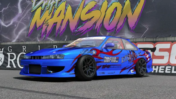 Drift south V3 Liam pink Nissan S14