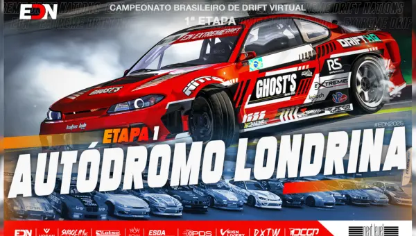 1st Stage EDN 2025 – May 15th and 16th in Londrina by Next Level Racing | Extreme Drift Nations