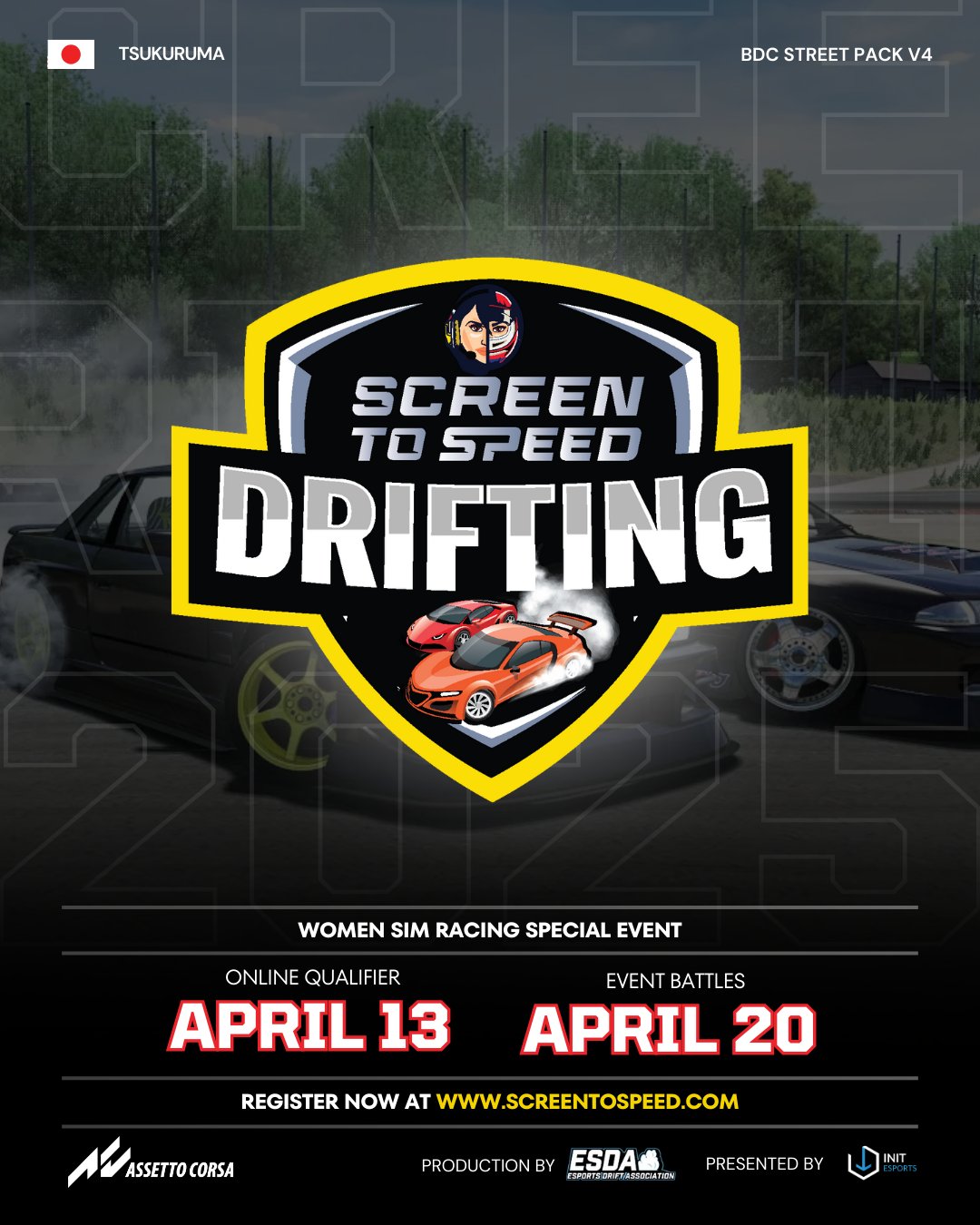 Screen To Speed Drifting - Women Sim Drift Special 