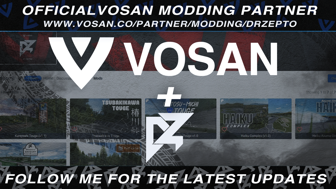 Announcement - DrZepto - Official VOSAN Modding Partner!